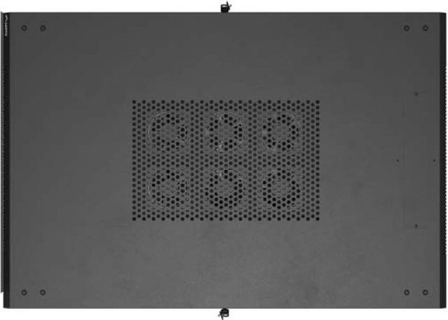 Produktbild Lanberg RACK STEHENDER EINBAUSCHRANK 19 22U 800X1200 SCHWARZ PERFORIERTE TÜR (FLACHPACK) (22 HE, 19 Zoll Rack)