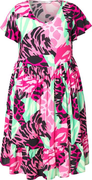 Produktbild Angel of Style Kleid, A-Linie, leuchtender Animal-Patchprint (48)