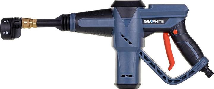 Produktbild Graphite Cordless garden washing machine Energy + 18V Li-lon, max. pressure 24 bar, without battery (Akkubetrieb)