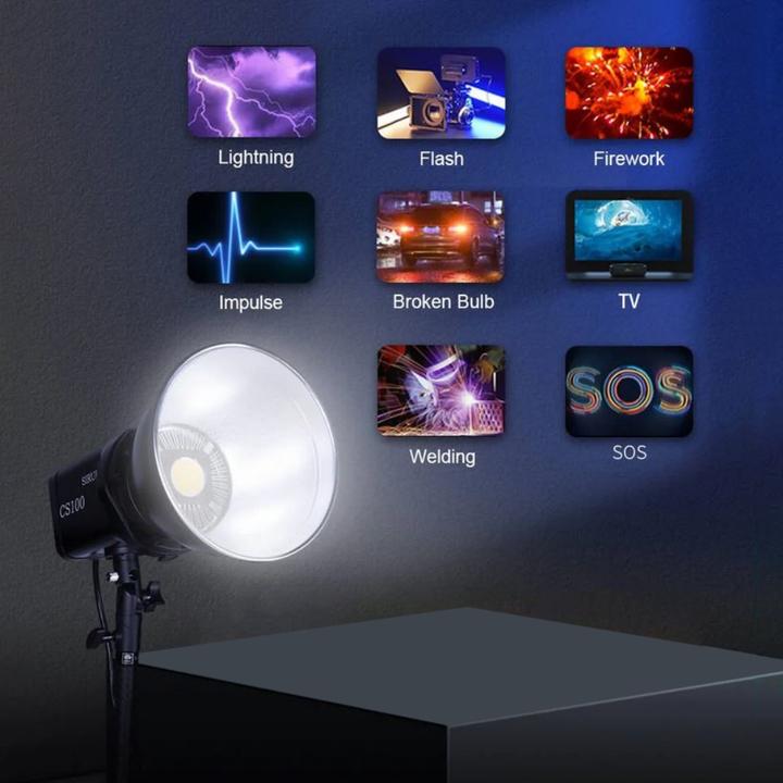 Actual product image Sirui CS100 LED continuous light / studio light 100W with Bowens Mount (novelty) (Studio light)