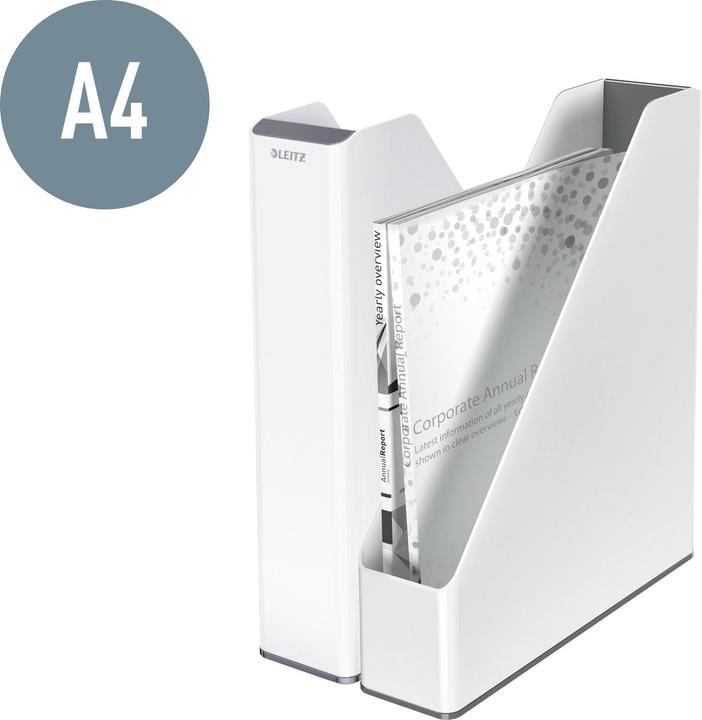 Image du produit Leitz Porte-revues WOW A4 blanc/rouge (A4)