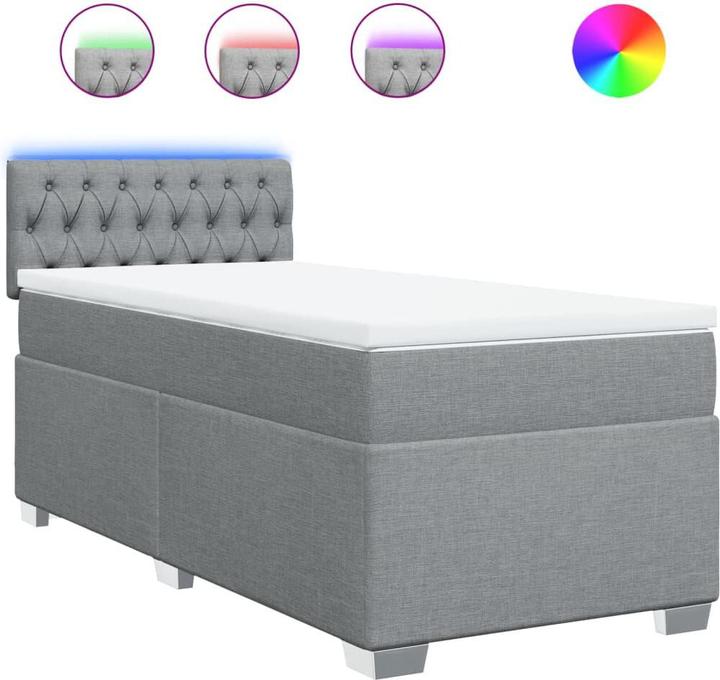 Actual product image vidaXL Boxspringbett (90 x 200 cm)