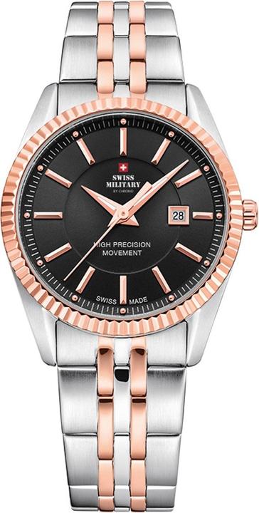 Silver, Black, Rose gold