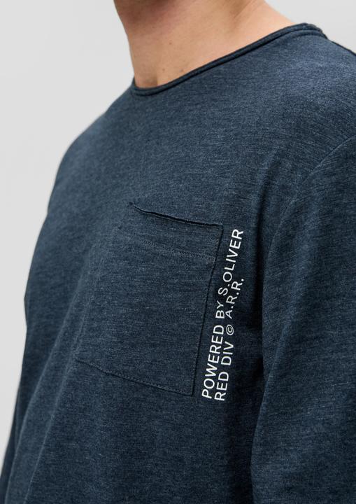 Produktbild s.Oliver T-Shirt Longsleeve mit aufgesetzter Brusttasche (L)