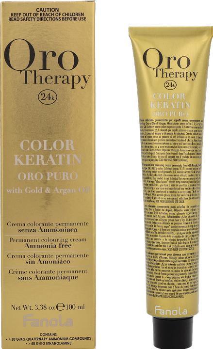 Produktbild Fanola Oro Therapy Colour Keratin Permanent Coloring Cream (10.1 Blonde Platinum Asch)