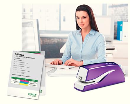 Produktbild Leitz WOW Elektrisches Heftgerät NeXXt (10 Blätter)