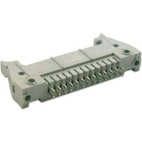 Speed 14 pole IDC wire to board header with 2.54mm raster HEADER KORTE UITW SP, Elektronikkabel + Stecker, Grau