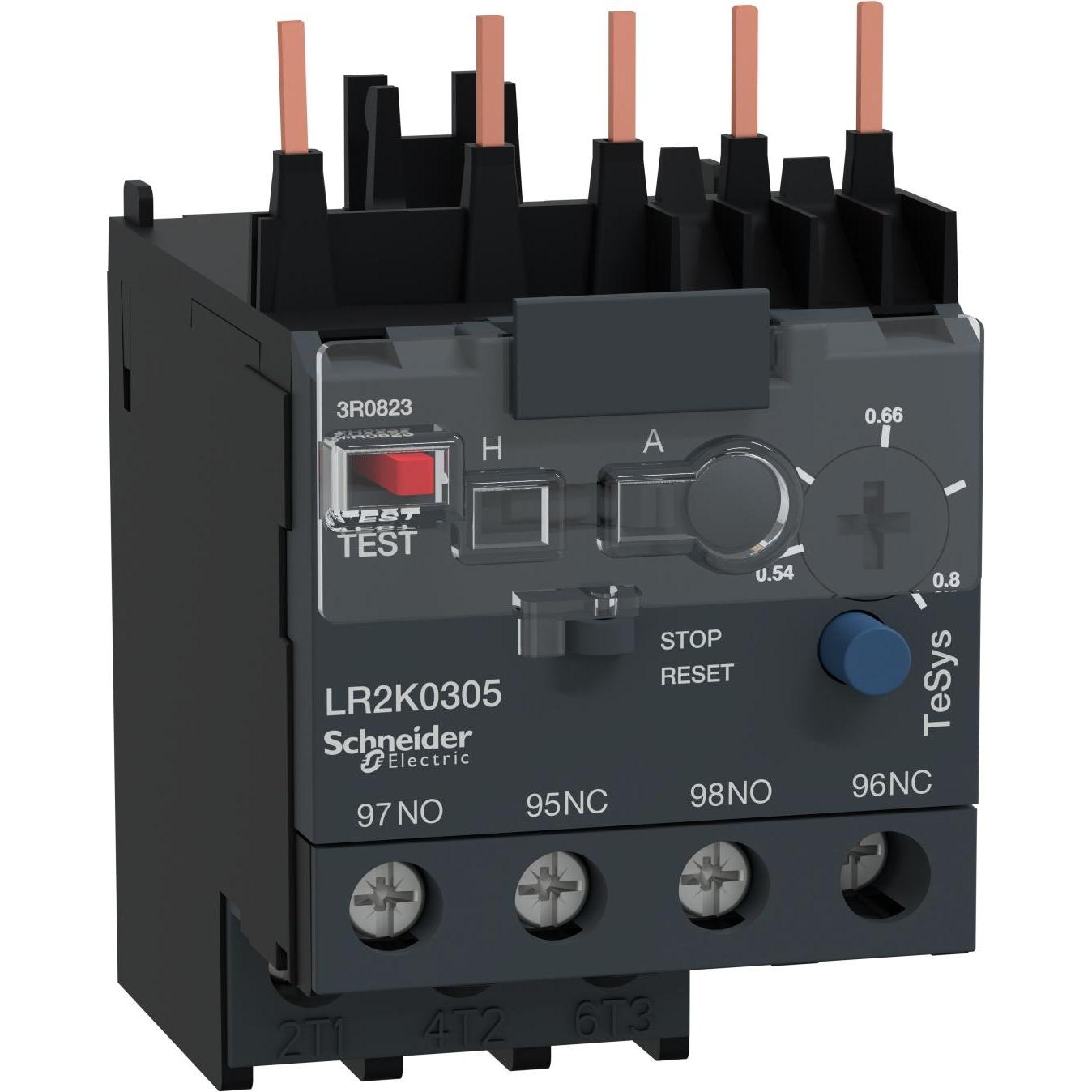 Schneider Electric Überlastrelais 0,8A, Relais