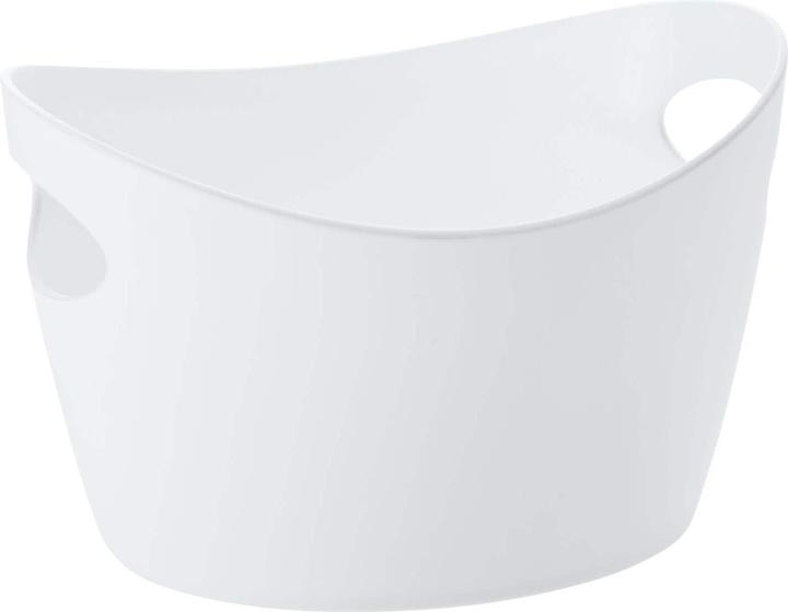 Koziol Wäschekorb Bottichelli S 1.5 l, Weiss matt (1.50 l)