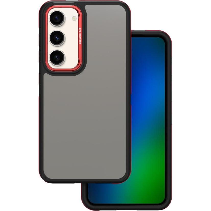 Thumbnail - OEM Crystal Black Hülle für Samsung Galaxy S23 rot (Samsung Galaxy S23), Smartphone Hülle, Schwarz