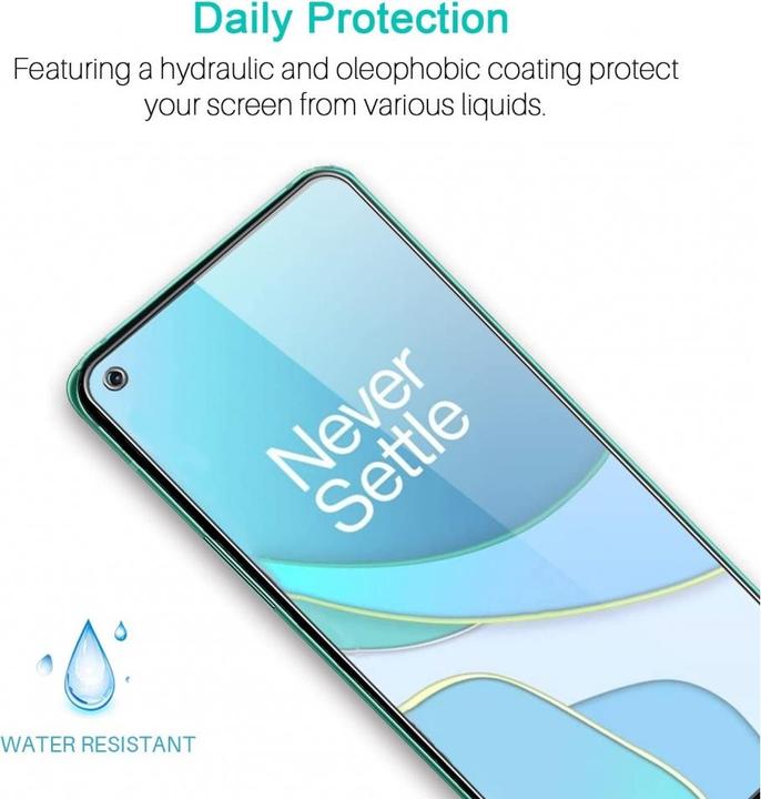 Produktbild Screenguard OnePlus 8T Panzerglas Schutzfolie Case Friendly Design (1 Stück, OnePlus 8T)