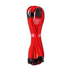 CableMod PRO ModMesh RT 12VHPWR auf 3x PCI-e Kabel für ASUS/Seasonic/Phanteks - 60cm, rot, Interne Kabel (PC)