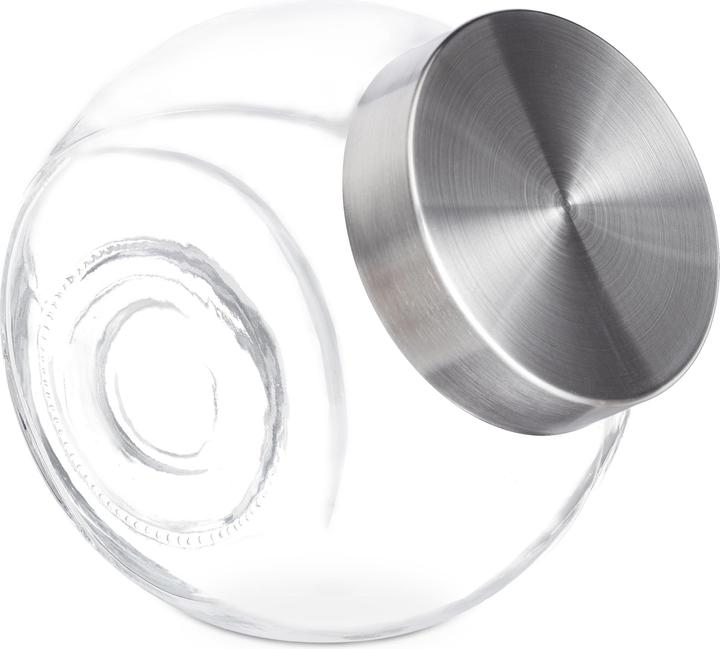 Actual product image Relaxdays Storage Glass Jars, Set of 4 (1.50 l)