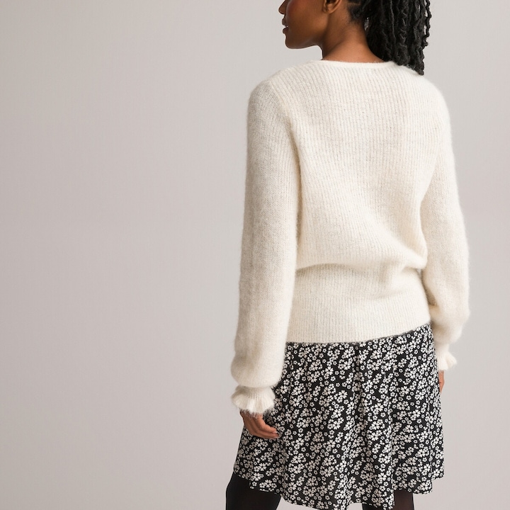 Immagine prodotto La Redoute Collections Cardigan con collo rotondo (M)
