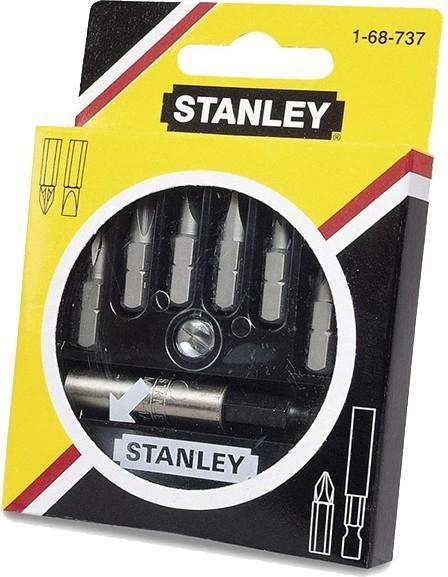Produktbild Stanley Bit-Set (inklusive magnetischer Bithalter, Bits: Standard 0.8/1.2, PH 0/1/2, PZ1/2, 6-teilig (Kreuz Pozidriv PZ)