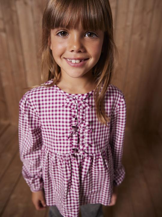 Produktbild Vertbaudet Mädchen Bluse mit Blumenmuster (128)