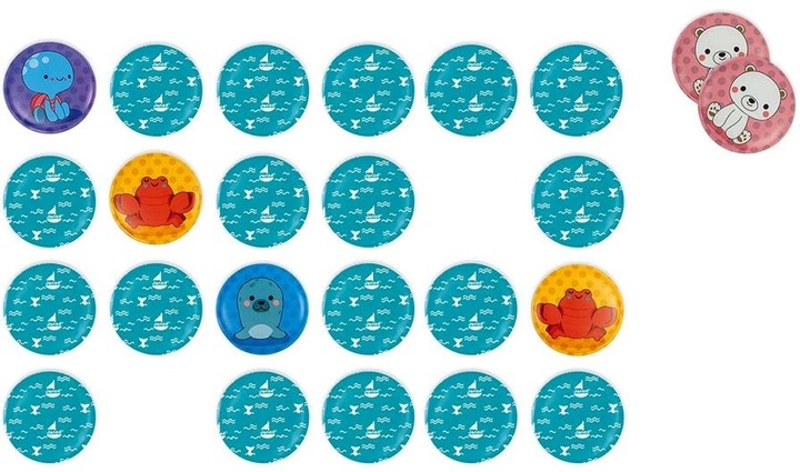 Actual product image Janod Memory game for bathtub