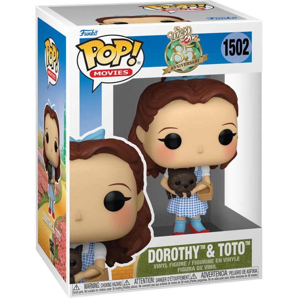 Thumbnail - Funko Der Zauberer von Oz POP & Buddy! Movies Vinyl Figur Dorothy w/Toto 9 cm