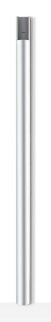 Actual product image Multibrackets MB Cable duct 50x1600, aluminium, white/1387 (Duct, 160 cm)