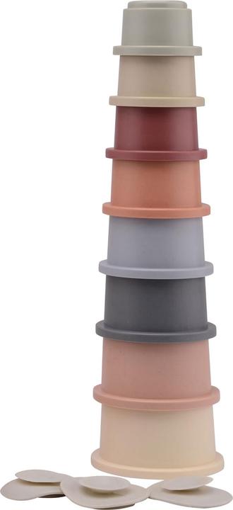 Johntoy Happy World biologische stapelemmer en badkuipjes