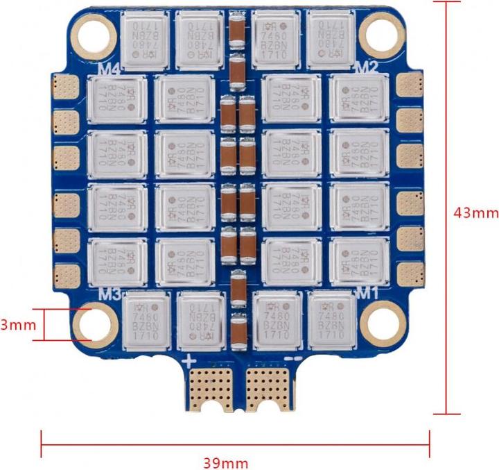 Image du produit iFlight SucceX 60A V2 Plus BLHeli 32 4-en-1 ESC