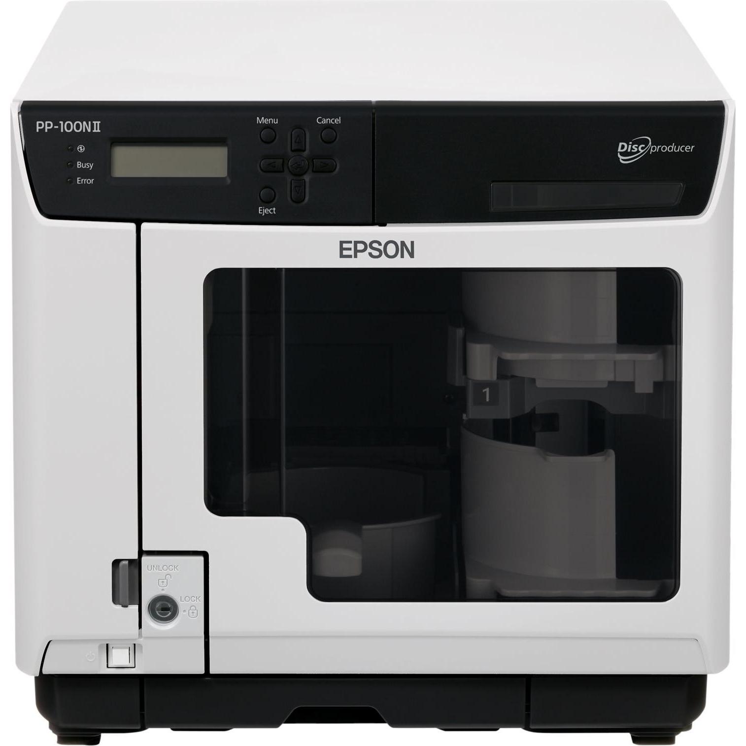 Epson Discproducer PP-100NII (Tintenpatrone, Farbe), Drucker, Schwarz, Grau
