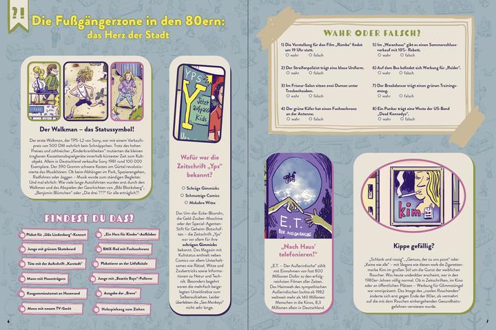 Actual product image Die 80er Jahre - Das grosse Wimmelbuch von Walkman bis Wimbledon (German, Marian Meinhardt-Schönfeld, 2024)