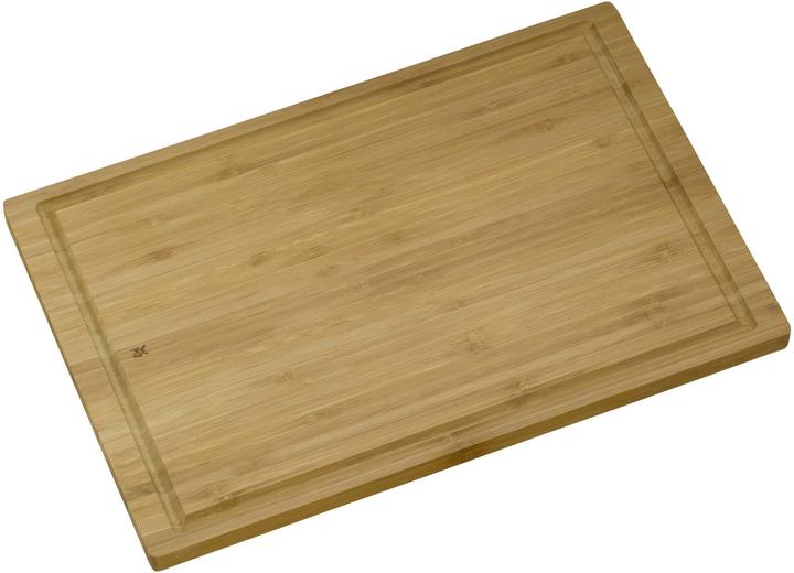 WMF Tagliere in bambù naturale grande con scanalatura per il succo - adatto alle lame