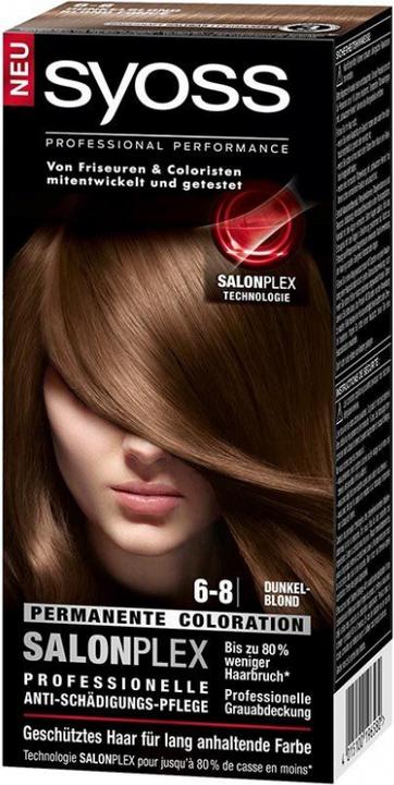 Produktbild Syoss Permanente Coloration (6-8 Dunkelblond Stufe 3)