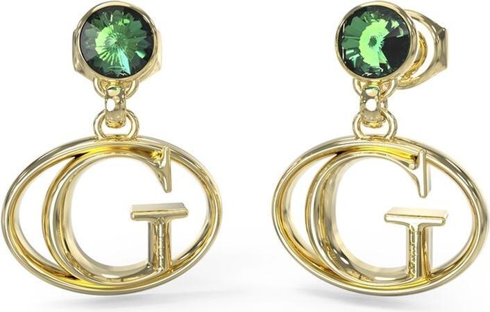 Immagine prodotto Guess Orecchini eleganti Rivoli placcati in oro JUBE03361JWYGEMT/U (Acciaio inox)