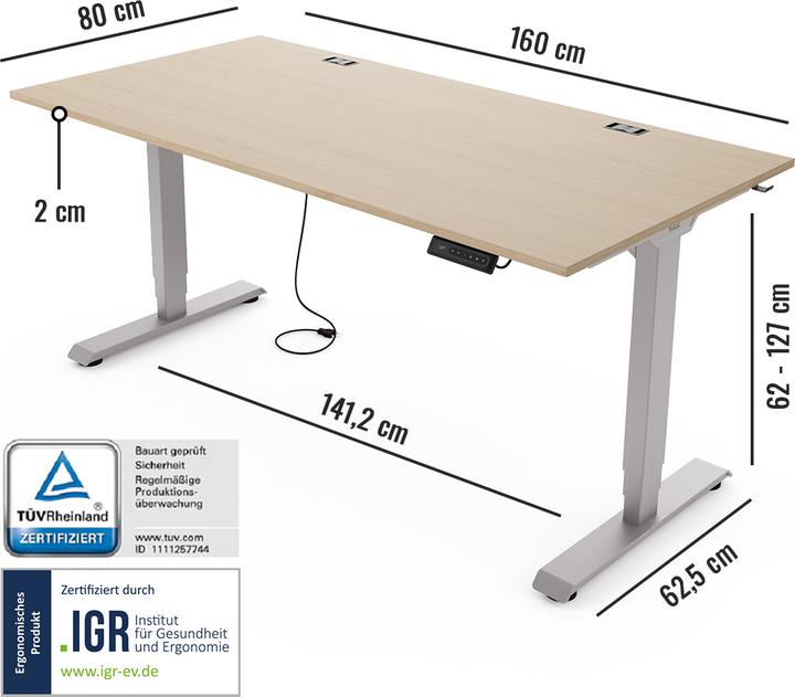 Actual product image Yaasa Desk Essential
