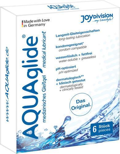 Produktbild Joydivision Original AQUAglide neutral» 6x3ml neutrales Universal-Gleitgel (18 ml)