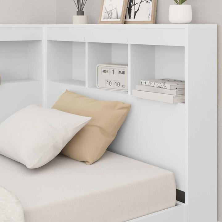 Actual product image vidaXL Headboard with bookshelf