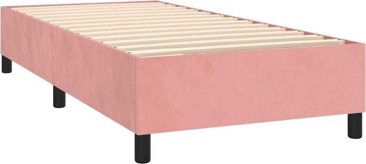 Image du produit VidaXL Bo x springbett mit Matratze 120 x 200 cm Samt (120 x 200 cm, 120 x 200 cm)