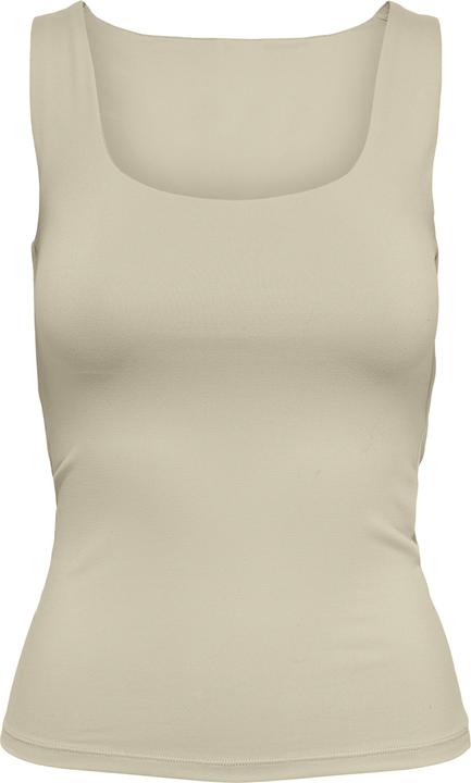 Actual product image Only Plain top without sleeves (S)