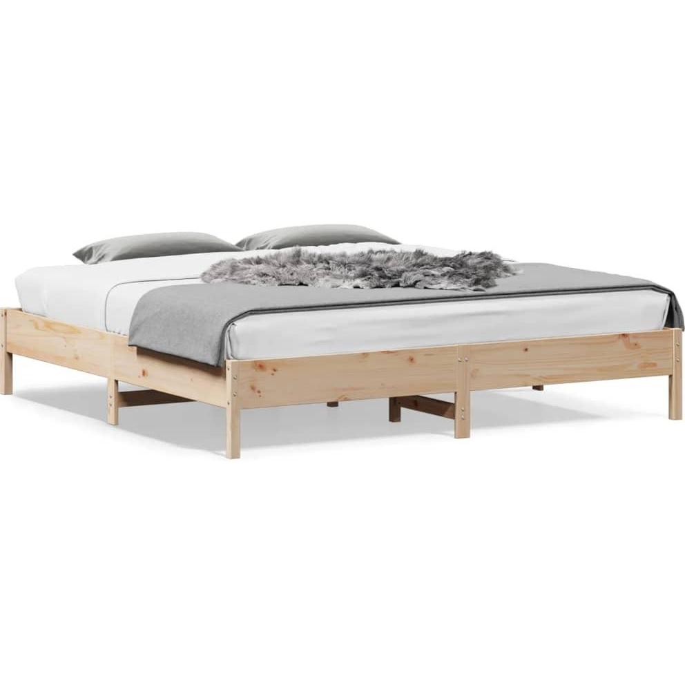 VidaXL, Bett, Bett Kiefer (200 x 200 cm)