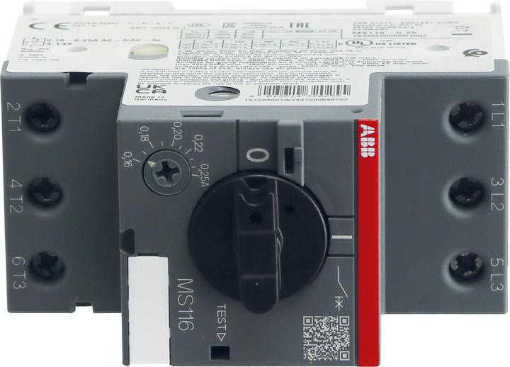 Produktbild ABB Motorschutzschalter MS116 - 0,25
