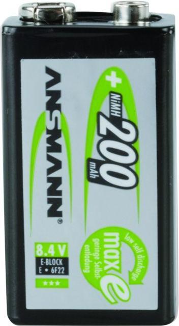 Produktbild Ansmann E-Block (1 Stk., 9V Block, 200 mAh)