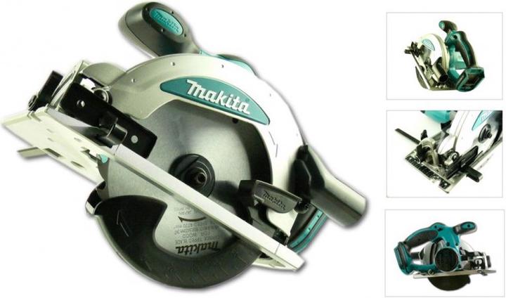 without charger, 1x Makita BSS 610 cordless circular saw - without battery