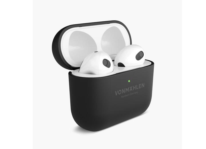 Produktbild Vonmählen Transportcase Thin AirPods 4 Schwarz (Kopfhörer Hülle)
