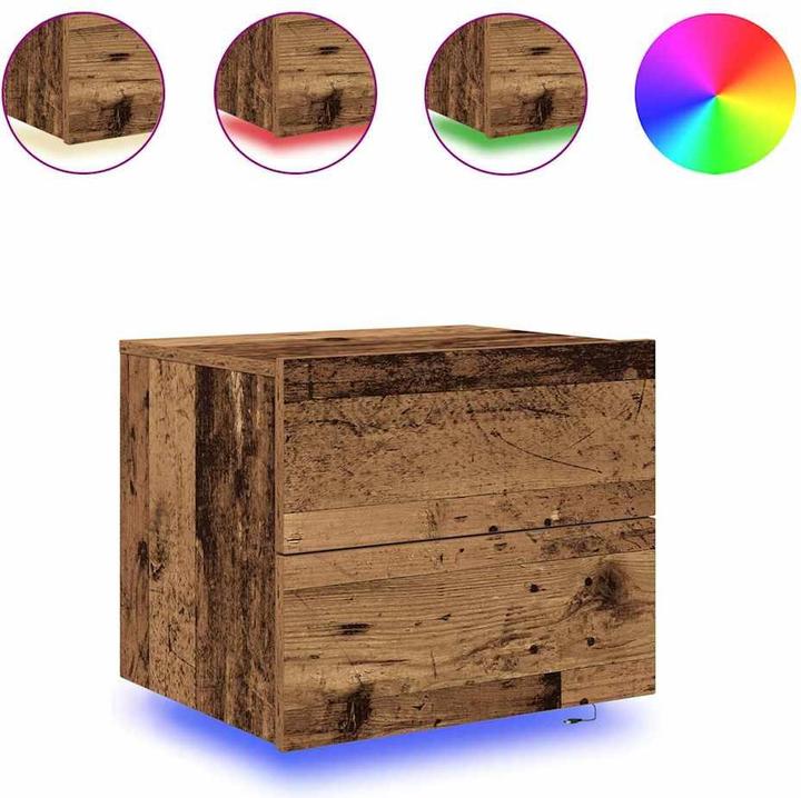 Image du produit VidaXL Table de chevet (39 x 39 x 41 cm)