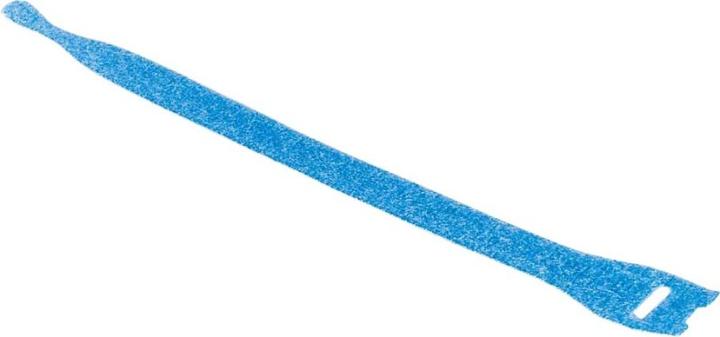 Produktbild HellermannTyton Schnellkabelbinder 200x12,5 Textil blau (Kunststoffkabelbinder, 200 mm, 10 Stk.)