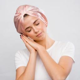 Actual product image Glov Anti-frizz satin sleeping cap