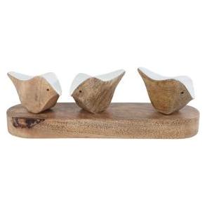 Deco Object, Skulptur 3 Vögel 22X5, 5X6, 5Cm