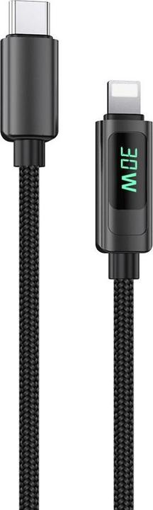 Image du produit Nextbatt USB-C to Lightning Cable 30W, 3A, 1m - Black (30 W)