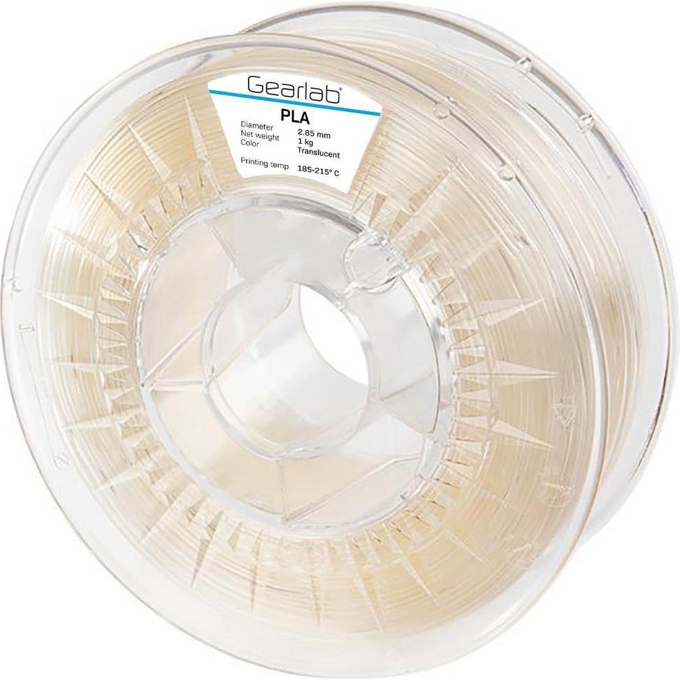 Gearlab PLA 2,85mm 1KG Translucent (PLA, 2.85 mm, 1050 g, Transparent), 3D Filament, Transparent