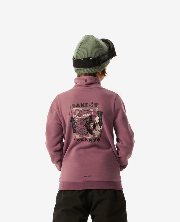 Produktbild Wedze Skipullover Kinder - 100 violett (152)