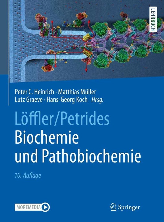 Produktbild Löffler/Petrides Biochemie und Pathobiochemie (Deutsch, Matthias Müller, Peter C. Heinrich, Lutz Graeve, 2022)