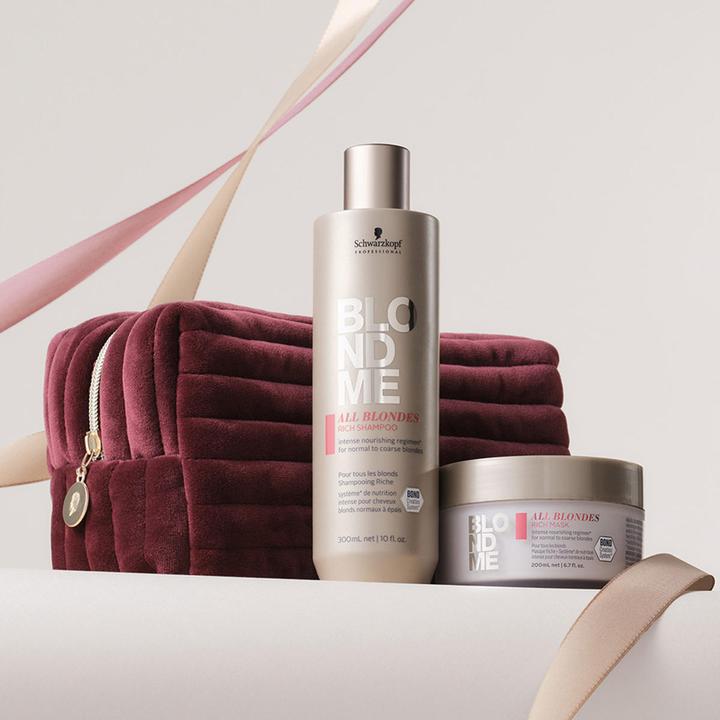 Actual product image Schwarzkopf Professional BlondMe All Blondes Rich Gift Set (Hair care set)