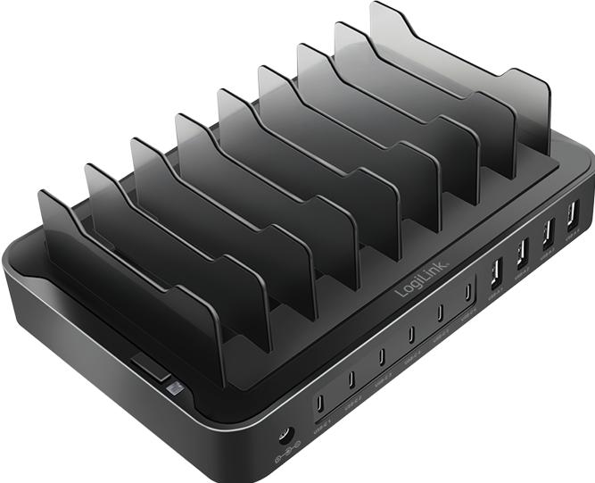 Produktbild LogiLink USB-C Ladestation (120 W)